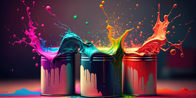 Decorative paints and coatings raw materials